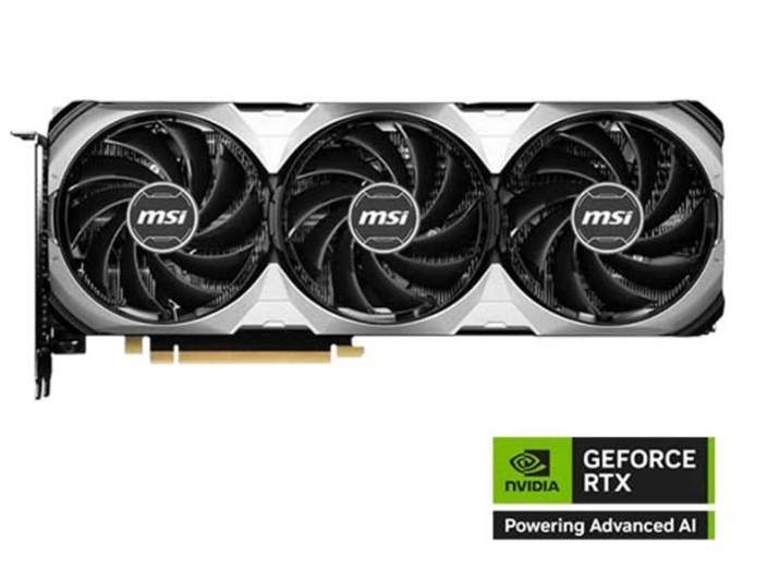 MSI Nvidia Geforce RTX 4070 Super Ventus 3X OC - 12GB - GDDR6X DLSS 3 - Graphics Card
