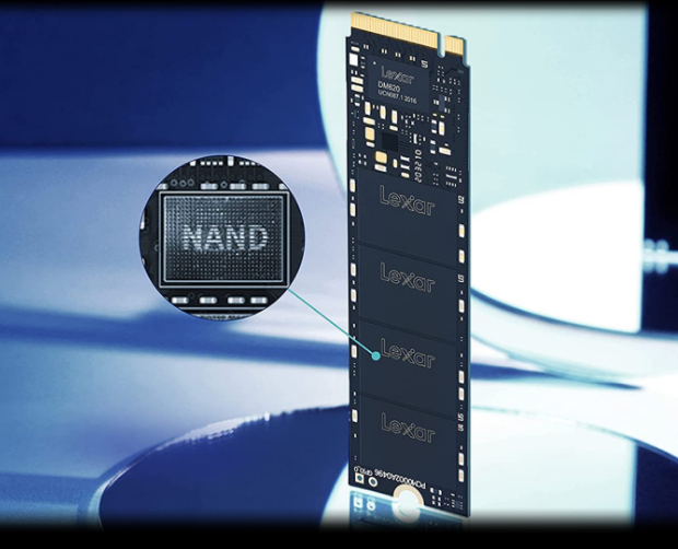 Lexar NM620 M.2 2280 PCIe Gen3x4 2TB NVMe SSD Up To 3500MB/s Read