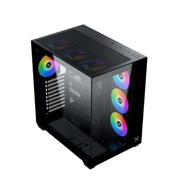 XIGMATEK AQUA V AIR ATX Mid Tower Case - Black
