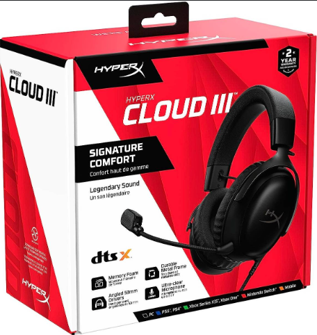 HyperX Cloud III – Gaming Headset Wired