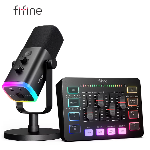 Vivine microphone with mixer