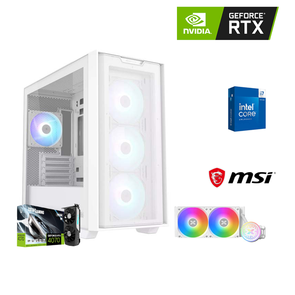 Intel i7 - 14th Gen - RTX 4070 - Custom Gaming PC Build
