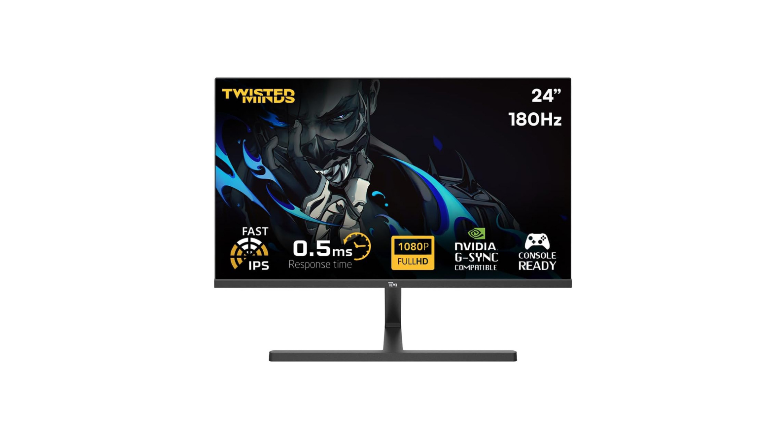 Twisted Minds 24'' Fast IPS Panel 180Hz 0.5ms FHD HDMI 2.0 HDR Gaming Monitor