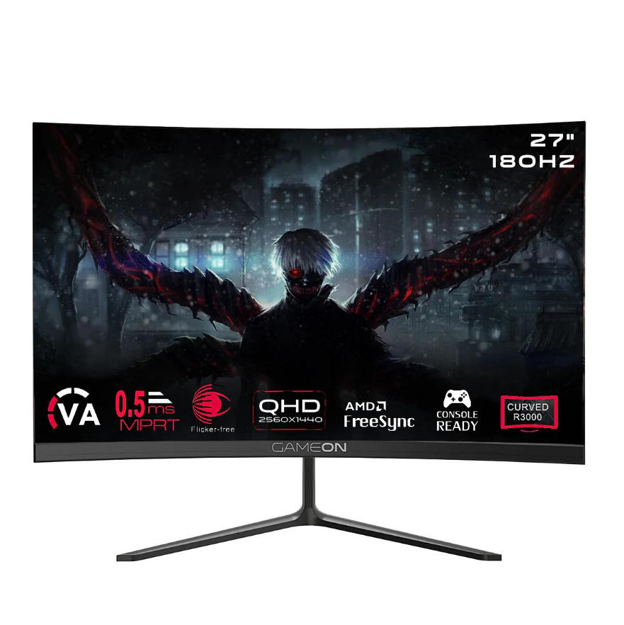 Gameon |180Hz | Curved | 27 Inch | 2K