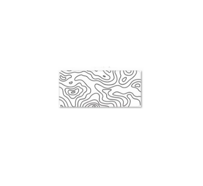 Topo white mouse pad