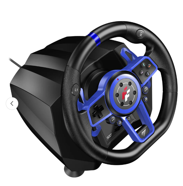 Flashfire Suzuka F111 Steering Wheel with Pedals and Manual Gear for PlayStation 5