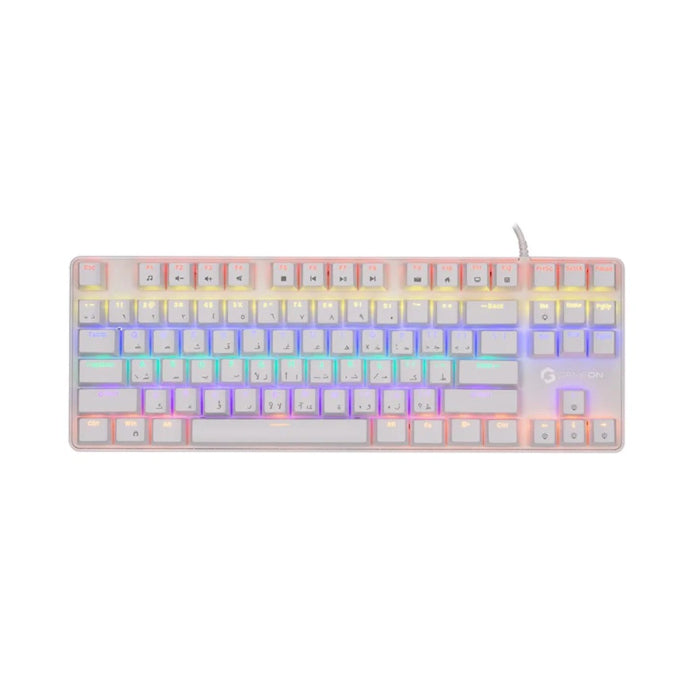 Gameon Viper XA All-In-One Bundle Wired Gaming Keyboard, Headset, Mouse &amp; Mousepad – White 